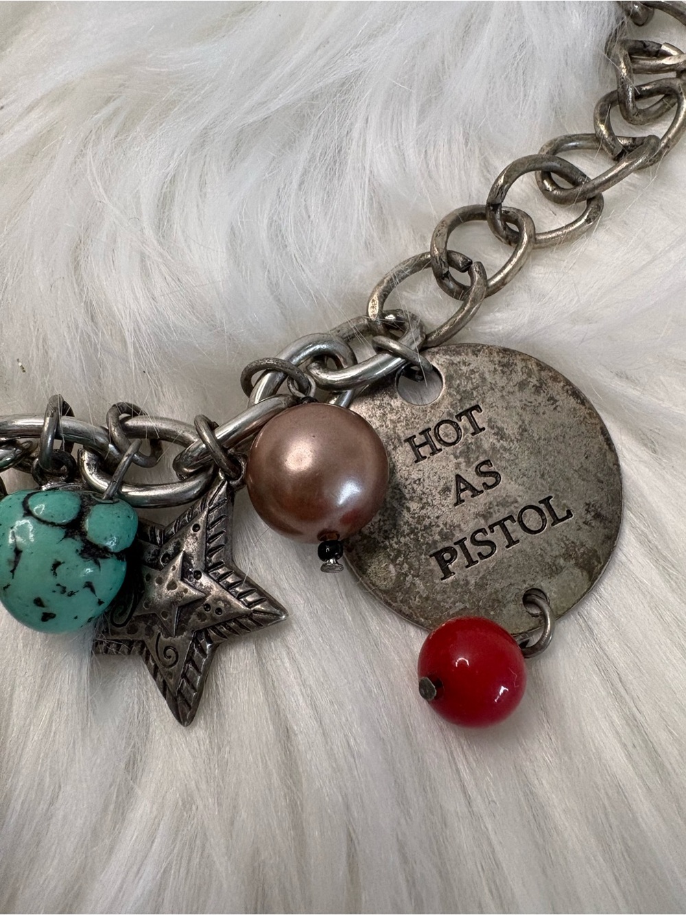 Multicolor Charm Statement Necklace with Star & jewel Pendant - Picture 4 of 5